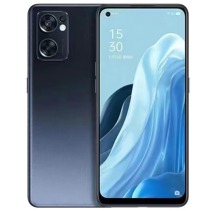 OPPO Reno8 双模5G手机 4500mAh大电池 轻薄长续航 80W超级闪充 oppo智能快充手机 Reno7se 星夜黑【面容识别】 8GB+128GB【国产屏幕】