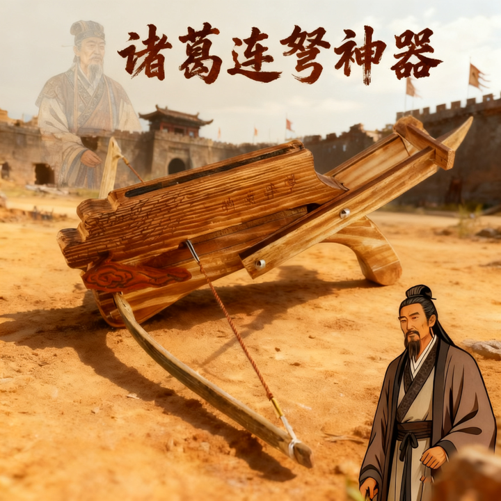 PATANLP诸葛连驽诸葛连弩弓驽弓十字驽三国演义诸葛神驽套装硅胶箭头仿古 诸葛连弩赠6支弩箭【附安装视频】【图片 价格 品牌 报价】-京东