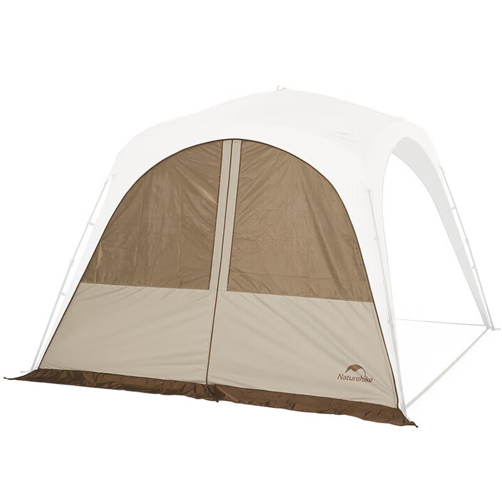 Naturehike挪客云界自立速开钛黑胶天幕户外露营 流沙金 门帘