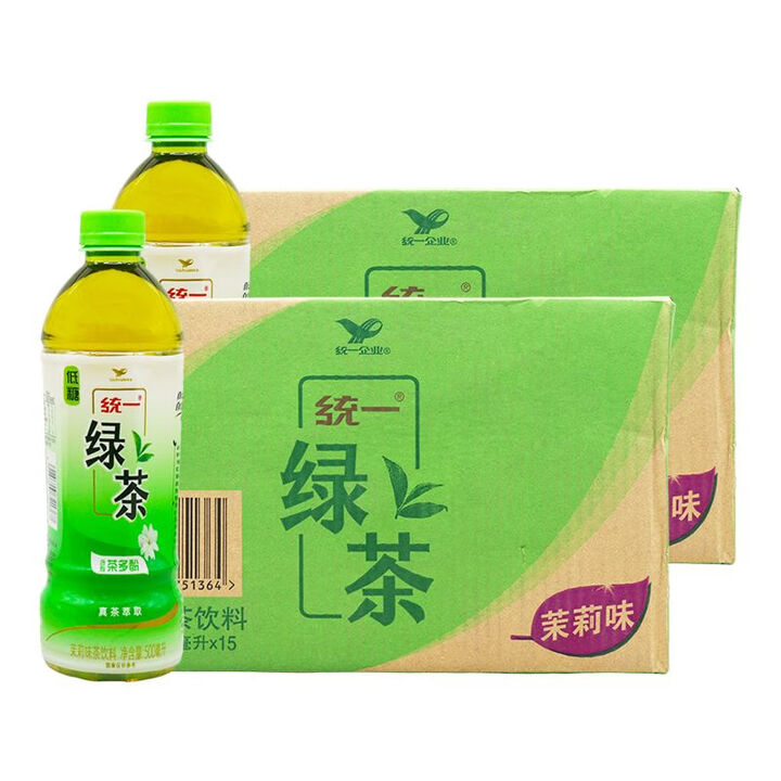 统一绿茶500ml15瓶2箱整箱低糖茉莉味茶饮料真茶萃取含茶多酚 统一绿茶500ml*15瓶*2箱【图片 价格 品牌 报价】-京东