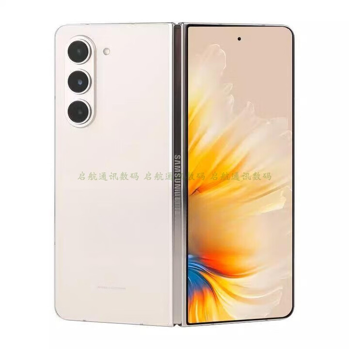 三星Samsung/三星 Galaxy Z Fold5大折叠屏 通 手机 星河白 套餐三