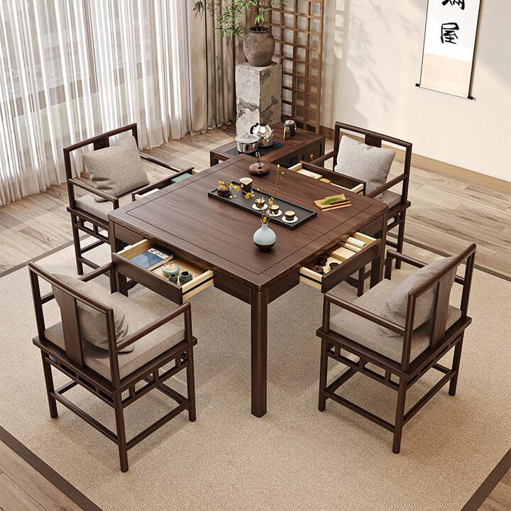 航方掼蛋专用桌八仙桌实木正方形棋牌桌椅组合四方家用打牌桌方桌餐桌 实木方桌 带抽屉 70cm【图片 价格 品牌 报价】-京东