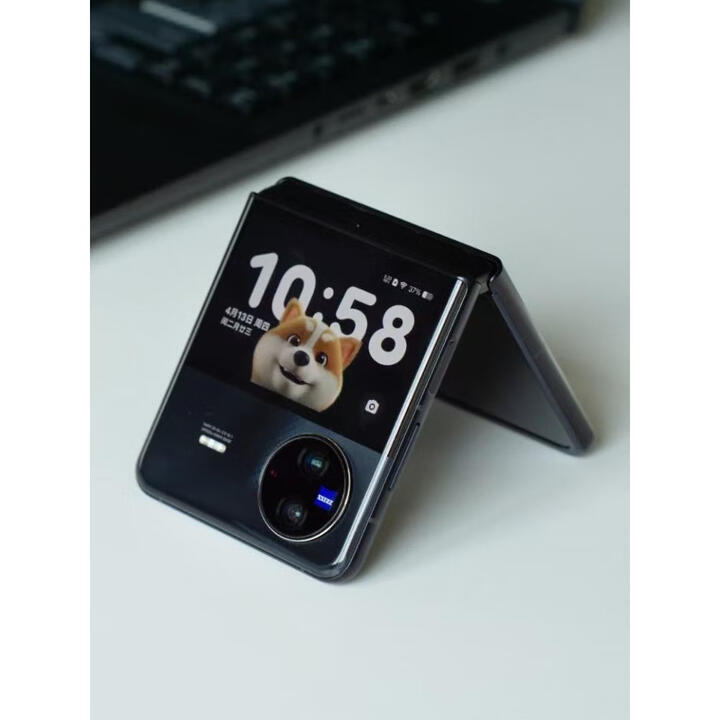 vivovivo X Flip 5G小折叠屏xflip拍照双屏幕智能 vivo Xflip手机 钻黑 12GB+256GB