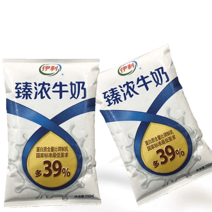 伊利臻浓牛奶硬纸袋高端无菌枕230ml*10袋/18袋小枕早餐牛奶可 臻浓牛奶*8袋半箱散装【图片 价格 品牌 报价】-京东