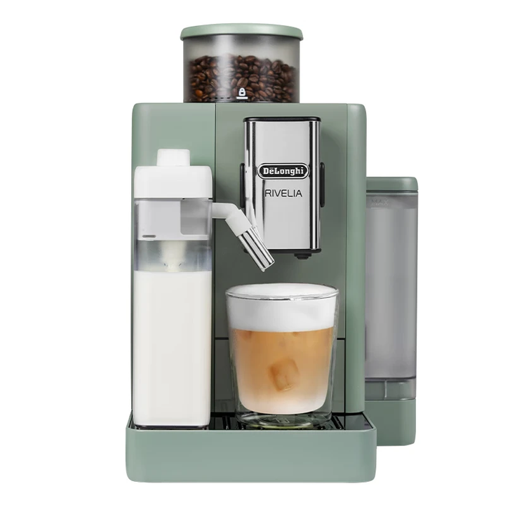 德龙(Delonghi)咖啡机全自动研磨一体 意式家用19bar可拆卸豆仓自动奶泡24款饮品菜单中文显示屏幕欧洲进口R5系列 翡冷翠 13档 ...