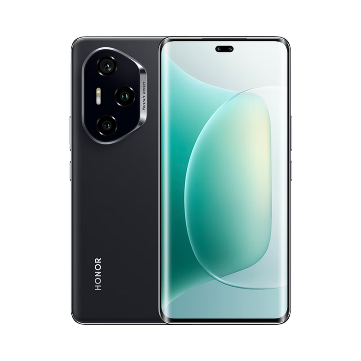 荣耀展机300 荣耀300Pro 单反级雅顾人像 荣耀绿洲护眼屏 青海湖电池  【荣耀300Pro】墨岩黑 12GB+512GB