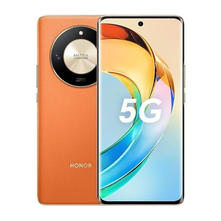 荣耀（HONOR）荣耀X50曲面屏1.08亿像素5800mAh长续航6.78英寸大屏幕5G智能手机 燃橙色 8GB+128GB 裸机+配件+品牌快充+店保一年