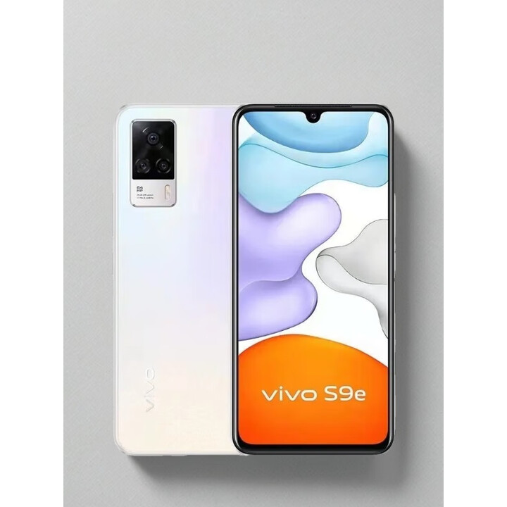 vivos9e手机 6.44英寸全面屏 4100mAh电池 双卡双待5G全网通智能工作室机游戏备用机 9[新] 水光白 8GB+128GB
