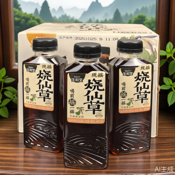 生和堂(SuniTY)烧仙草植物饮料原味清凉饮冻冻乌龙凉茶东方本草饮品整箱 400ml*12瓶原味【图片 价格 品牌 报价】-京东