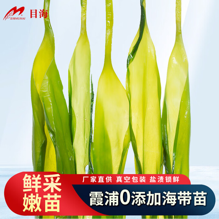 目海（Muhai） 鲜嫩海带苗 盐渍海带牙 裙带菜 海鲜水产...