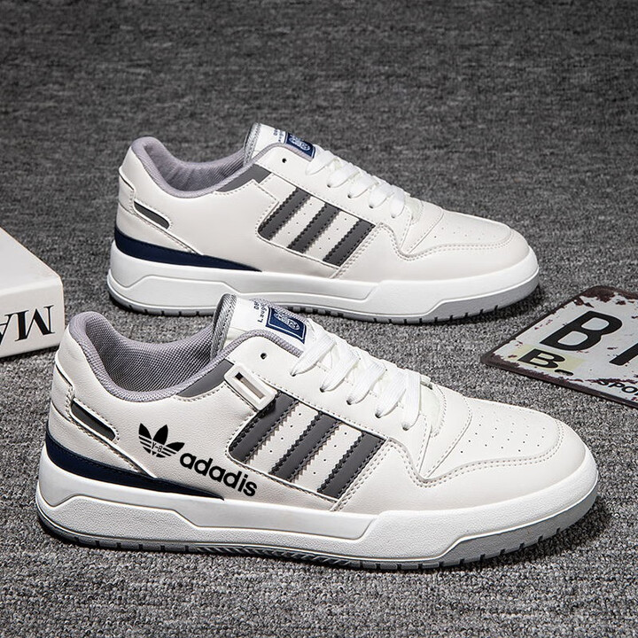 品牌断码尾货断码男鞋秋冬皮面防水运动鞋女鞋2026新款厚底情侣鞋 AD520-白灰男款 单层 40【图片 价格 品牌 报价】-京东