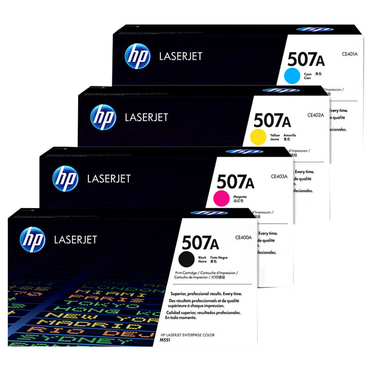 【惠普CE400-403A】惠普（HP） CE400-3A 507A 四色原装硒鼓 (适用LaserJet M551n/M575dn ...