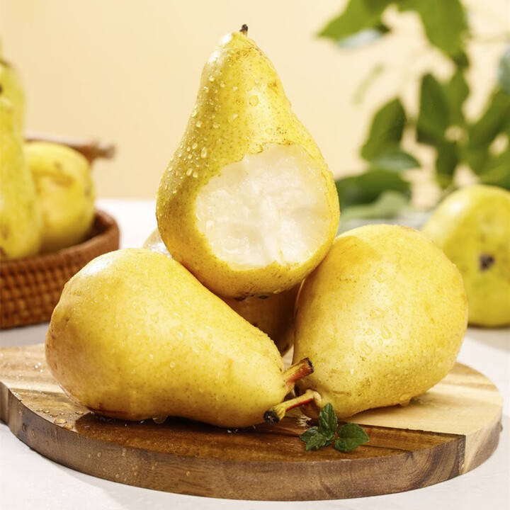 甘肃兰州巴梨太婆梨软梨茄梨香蕉梨新鲜水果特产3斤单果250g