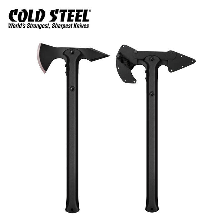 COLD STEEL美国冷钢90PTH印第安战斧户外丛林斧头近身斧子格斗斧露营工具 90PTH战壕斧黑色