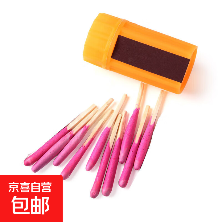 便携式户外野营救灾急救包套装救生防风防水火柴20支/筒 1桶装 20支/桶