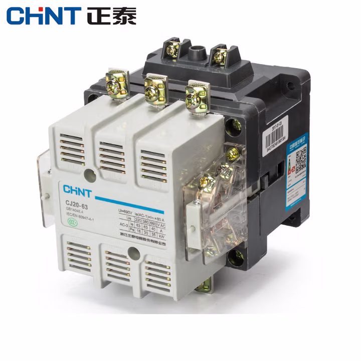 正泰交流接触器 CJ20-63A 380v 220v 110v 36v 家用二常