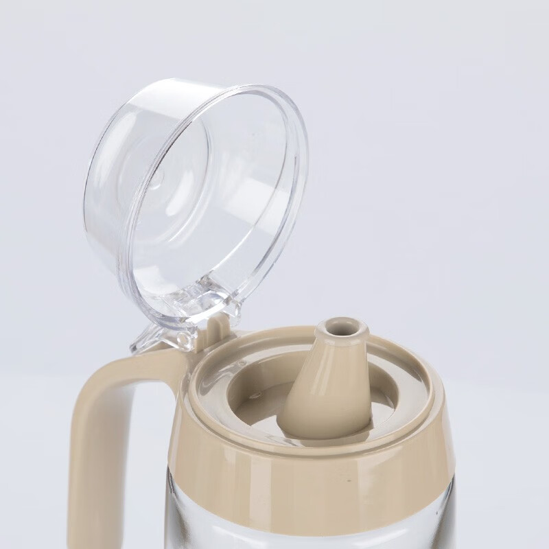 茶花（CHAHUA） 茶花油壶玻璃防漏厨房用品装塑料调味瓶醋瓶酱油瓶套装375m 【15*7.9cm】绿色