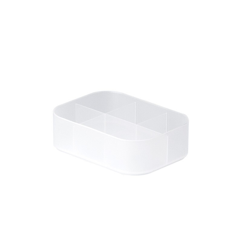 茶花（CHAHUA） 茶花收纳盒 分类收纳盒 透明收纳盒 【小号带分隔】150003