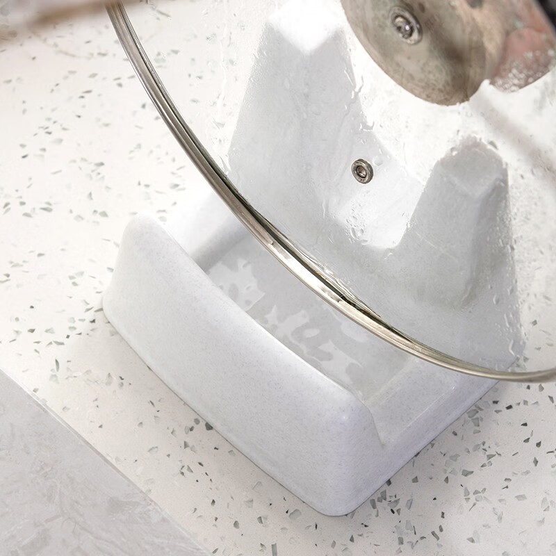 茶花（CHAHUA） 茶花 锅盖架 厨房锅盖座塑料锅盖砧板多用架 颜色随机一个