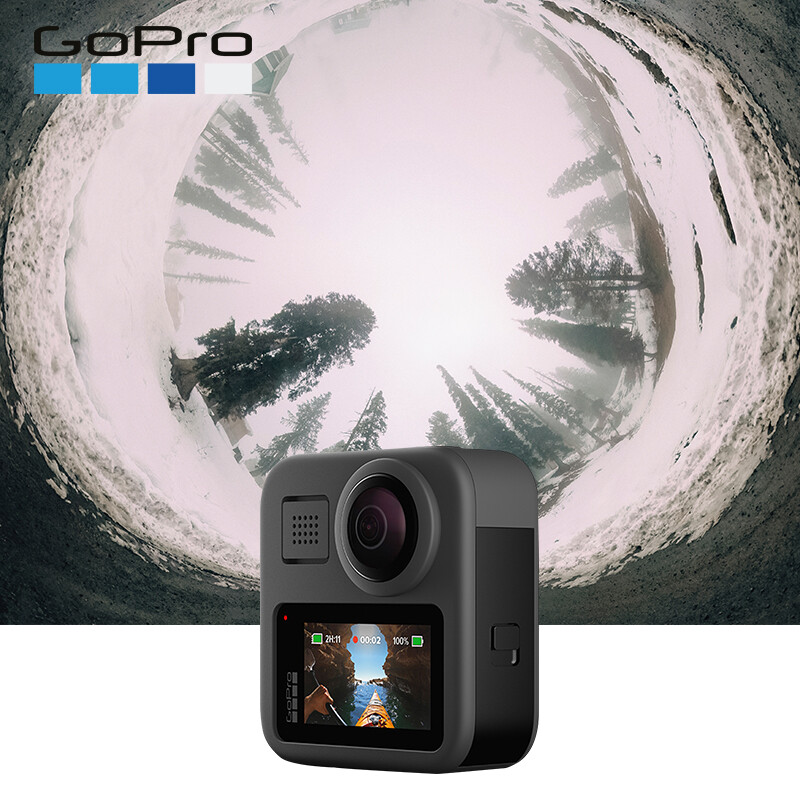 Gopro Max 360度全景运动相机vlog摄像机旅行宠物水下潜水户外骑行相机裸机防水 新老包装随机发货 运动相机 摄影摄像 手机数码 贵阳电脑商城