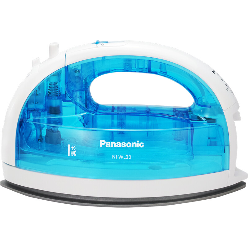 松下（panasonic）电熨斗家用 手持蒸汽挂烫机 无线蒸汽熨烫 NI-WL30 蓝色