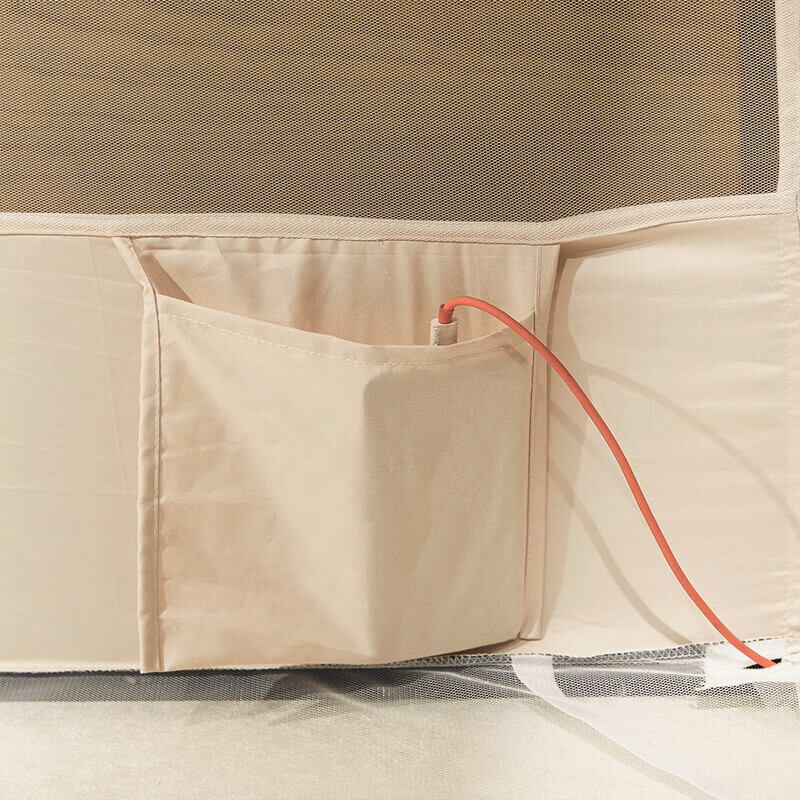 富安娜蚊帐方顶蚊帐家用1.8米床加密防蚊坐床式婴幼儿防摔全包有底蚊帐