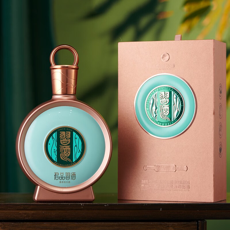 习酒 53度 酱香型白酒 君品习酒 精装 53%vol 500mL 4瓶