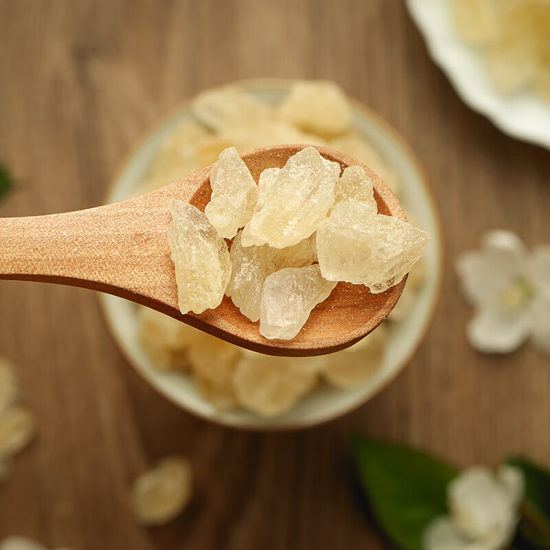 燕之坊 小粒梨汁冰糖黄冰糖散装老冰糖小粒多晶冰糖 小粒梨汁老冰糖400g