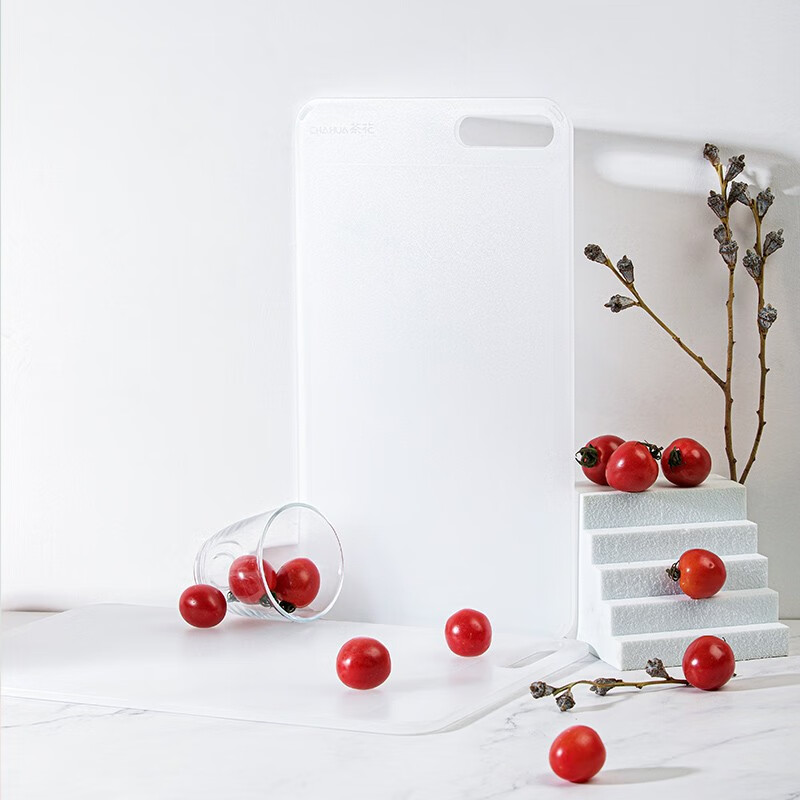 茶花菜板加厚厨房砧板切菜板家用案板塑料水果菜刀板面板新品 【S+M组合装】乐惠砧板