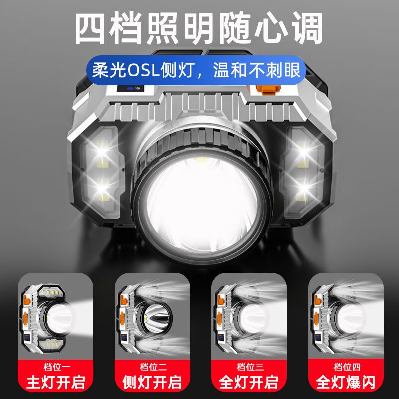 酷龙达COLODA 户外巡查搜索探照明探险手电筒 CLD-YF19