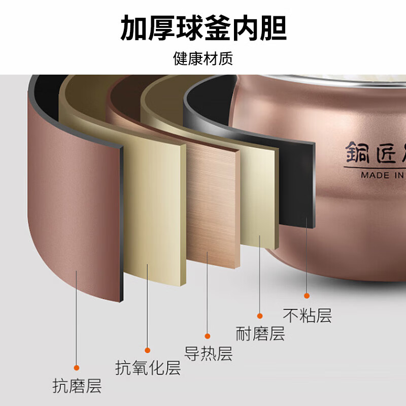 九阳（Joyoung）智能家用6升电压力锅压力煲铜匠大火一锅双胆大屏一键操作开盖营养煮预约定时6L电高压锅Y-60C91