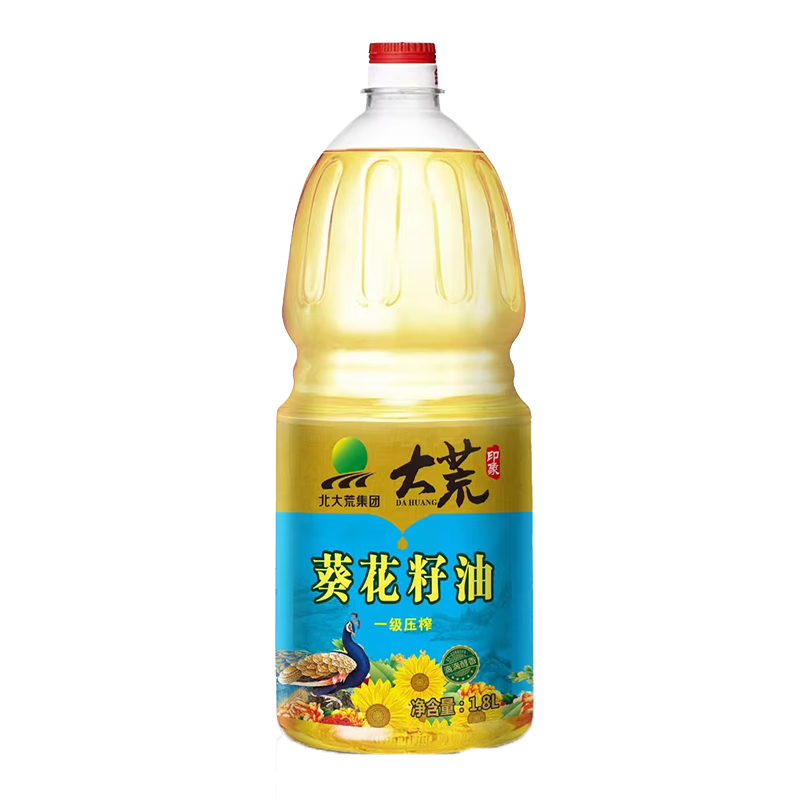 大荒印象 一级压榨葵花籽油5L 葵花籽油1.8L