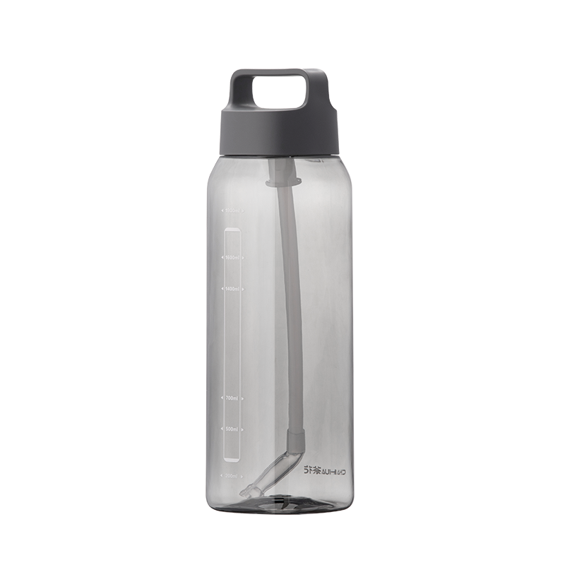 茶花劲派大容量运动水杯男女塑料便携水壶健身夏天耐高温水瓶夏季杯子 【岩石灰2300ML】劲派大容量水杯
