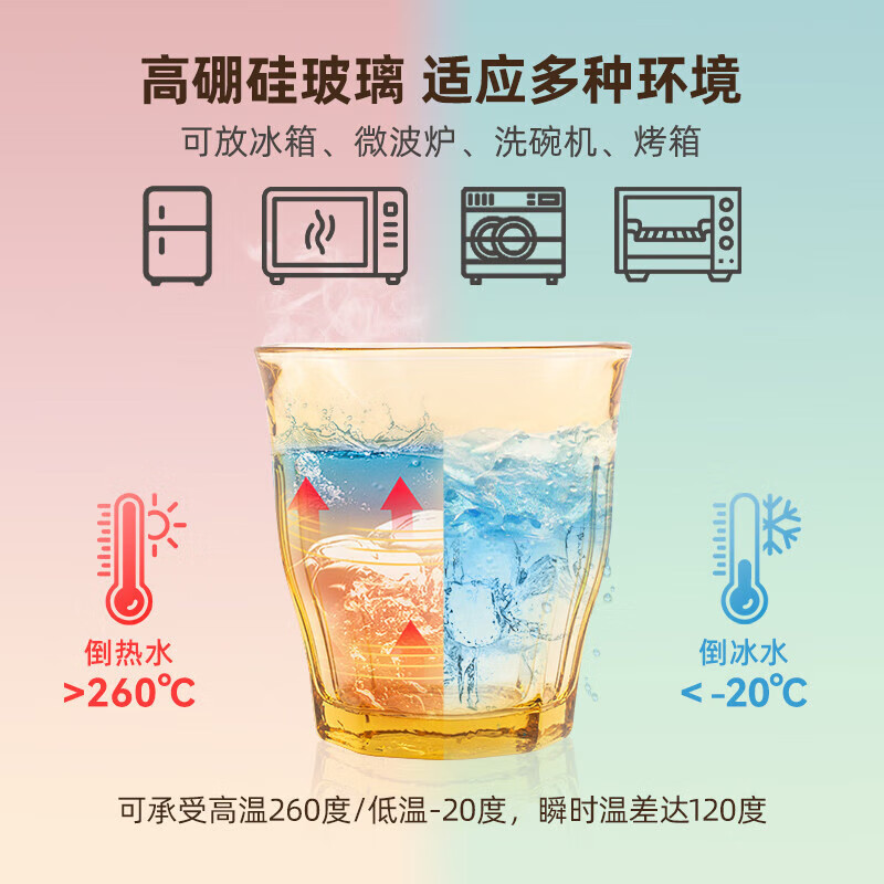 艾逸瑶选铂萃系列高硼硅玻璃餐具14件套A CJ-21137