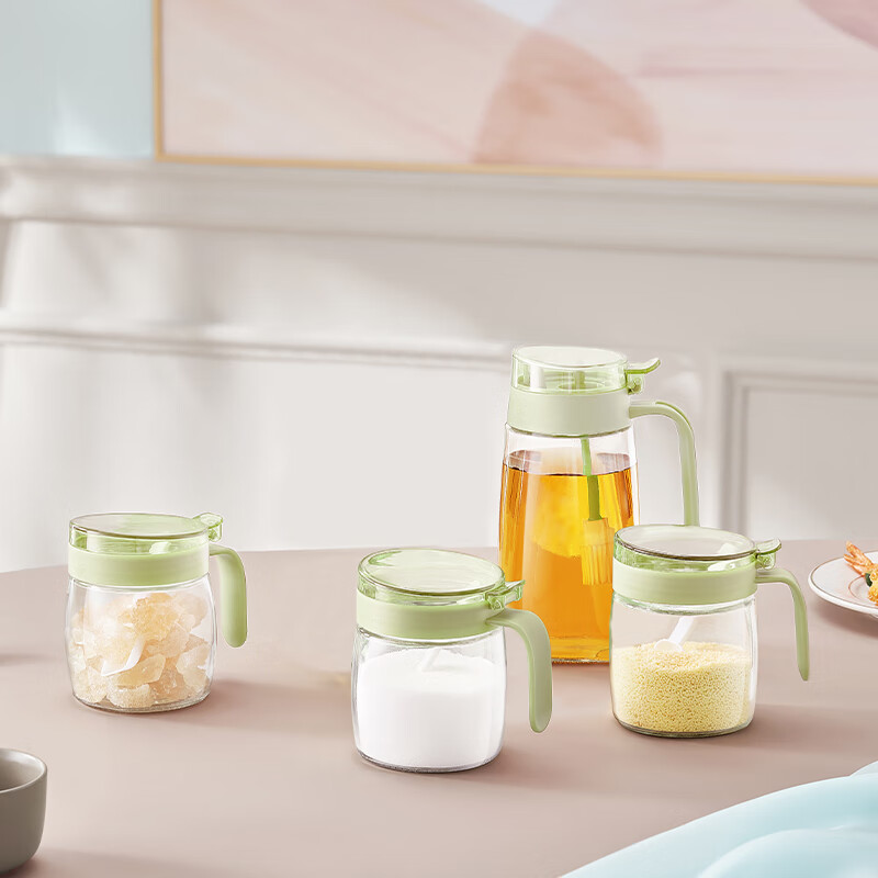 艾逸瑶选 晶萃系列油壶调味储物罐7件套CJ-21129