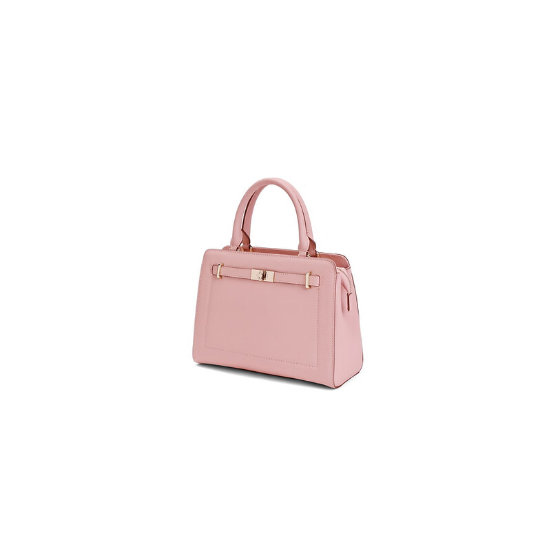 百丽包包女2023秋季新款高级质感通勤单肩斜挎手提包BL083CX3 粉色 F