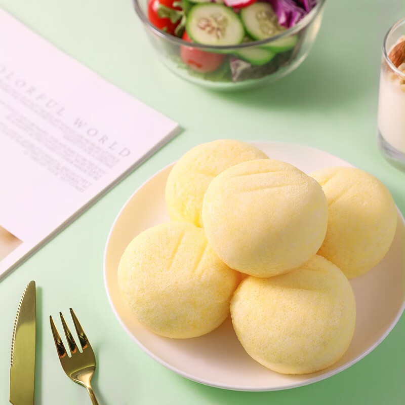 港荣蒸蛋糕 木糖醇蛋糕 无蔗糖面包零食早餐 老人孕妇零食儿童糕点 木糖醇700g