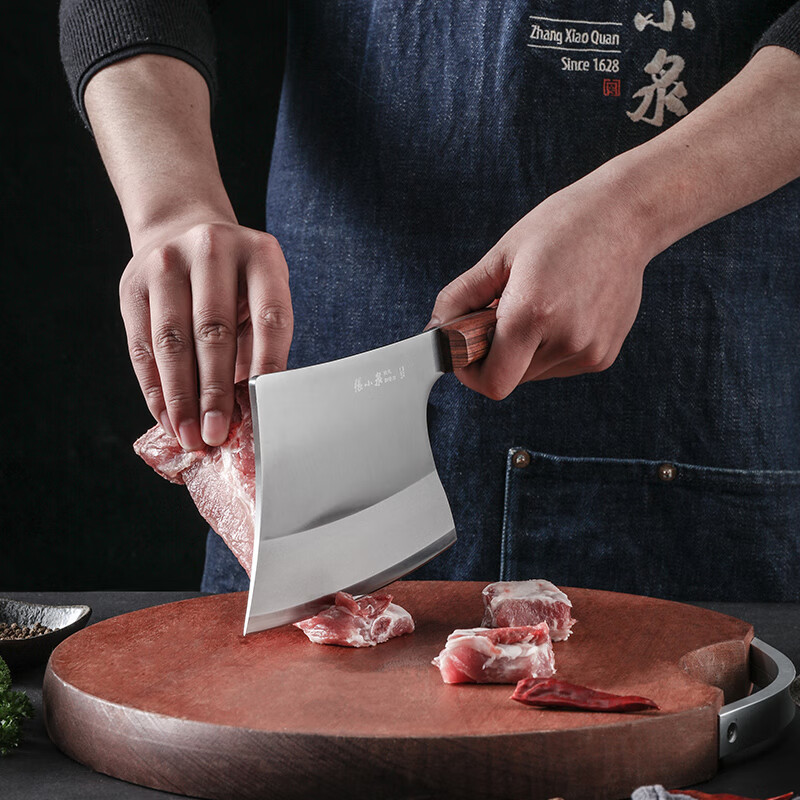 张小泉 旋风斩骨斧剁肉刀斩骨专用刀专业斩大骨牛骨刀 D12361500