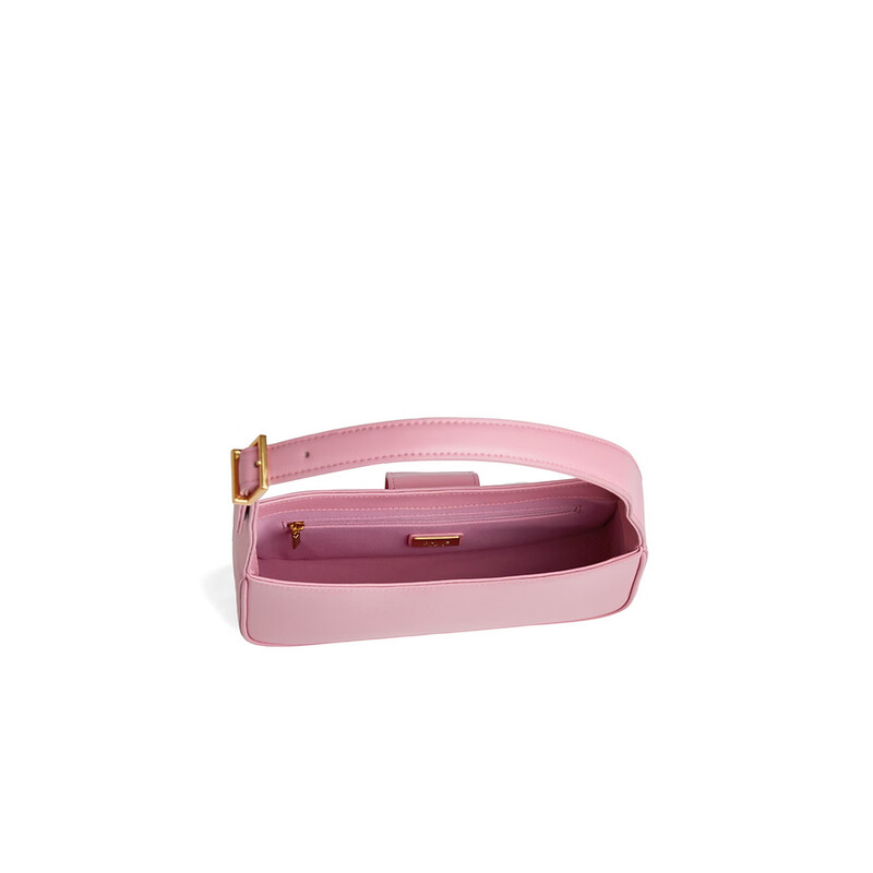 百丽包包女2023夏季新款简约质感轻奢腋下包X9060BX3 粉色 F