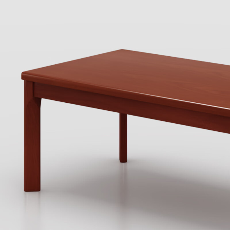 臻远ZY-CCJ-02 办公家具长茶几实木贴皮茶几沙发配套茶几1.2米