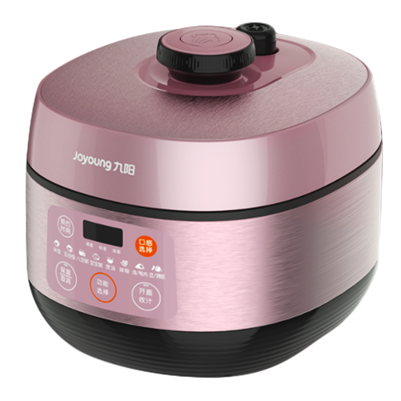 九阳（Joyoung）电压力锅电家用压力煲高压锅智能预约电饭煲 Y30C-B533/玫瑰金/触控式