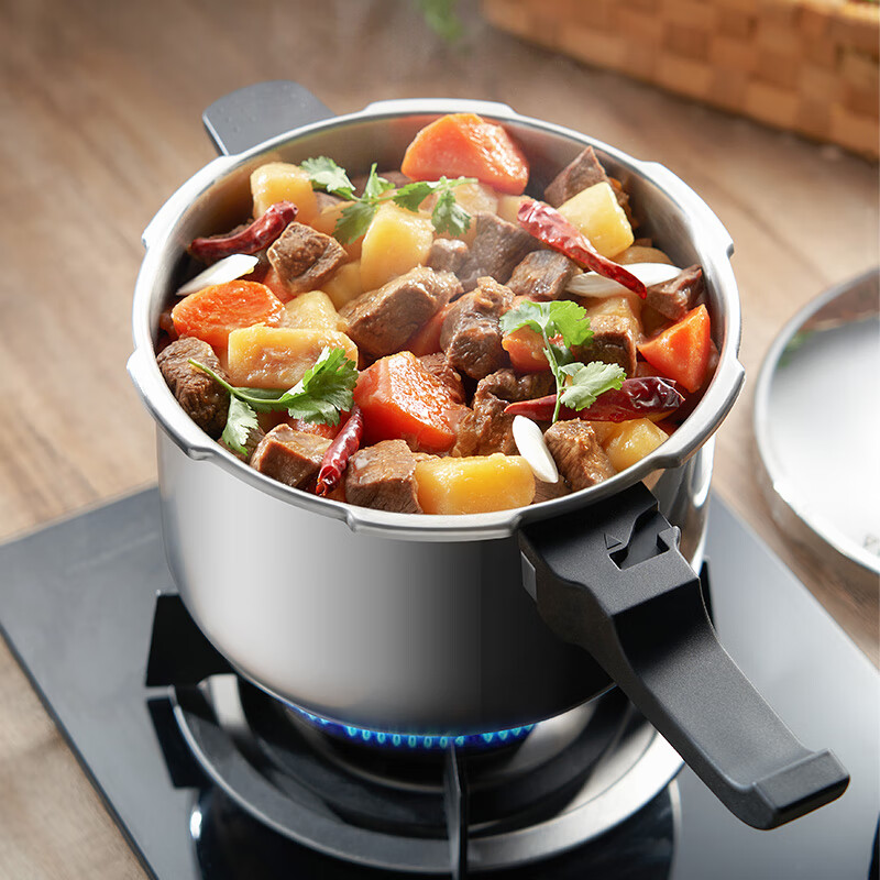 美的（Midea）高压锅燃气压力锅22CM不锈钢电磁炉明火通用YG22Z20S