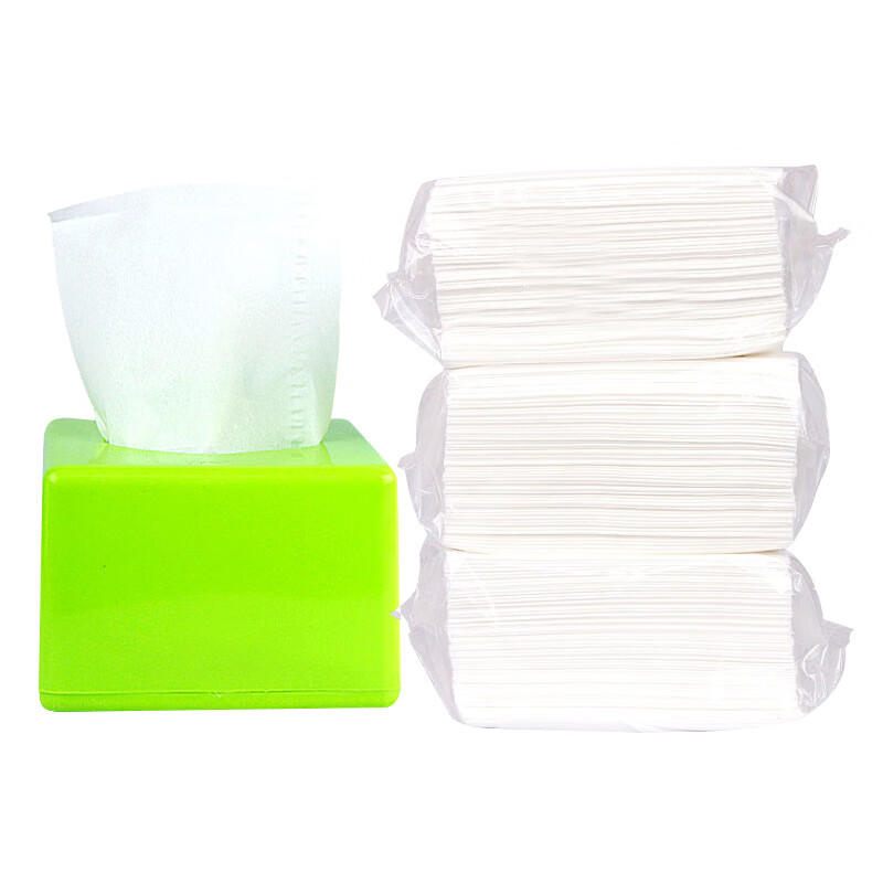 森活宝小方抽纸100包商用整箱面巾纸餐巾纸