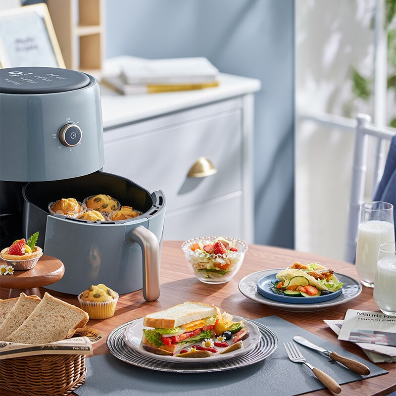 小熊（Bear） 空气炸锅家用多功能 4.6L大容量无油烟电炸锅QZG-E14B5【ZMD安心系列】