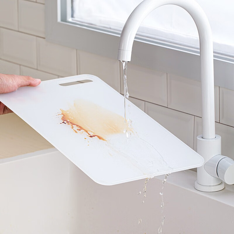 茶花菜板加厚厨房砧板切菜板家用案板塑料水果菜刀板面板新品 【S+M组合装】乐惠砧板