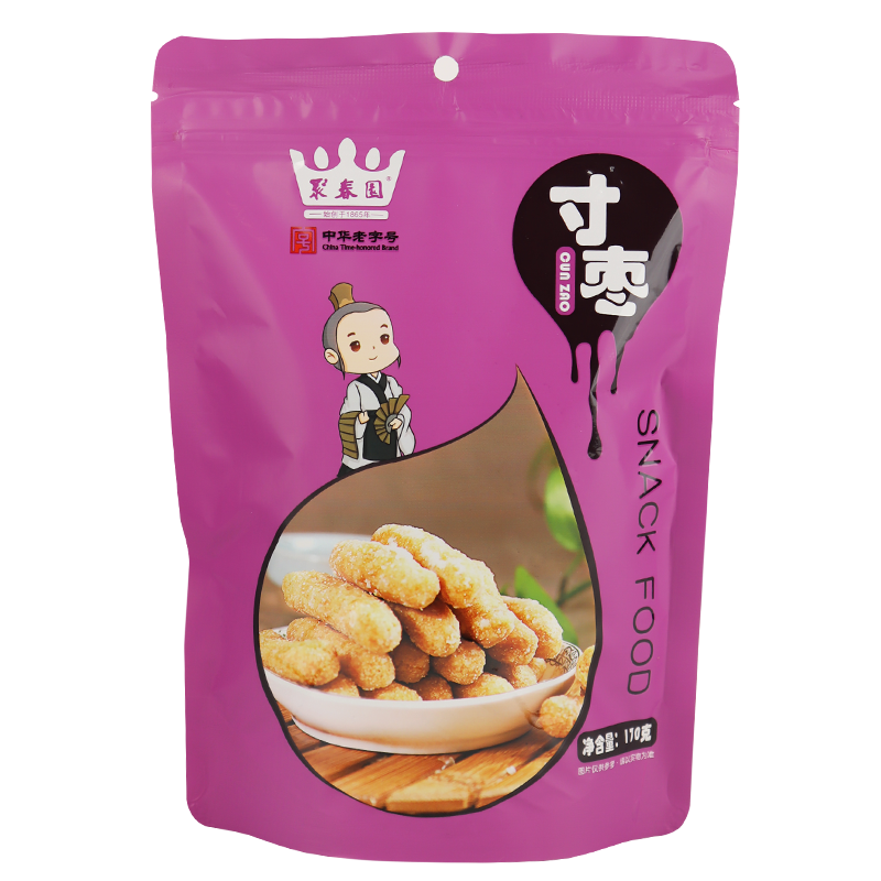 聚春园 【寸枣酥170g】办公室休闲零食小吃工厂直发传统糕点婚庆伴手礼 寸枣酥170g