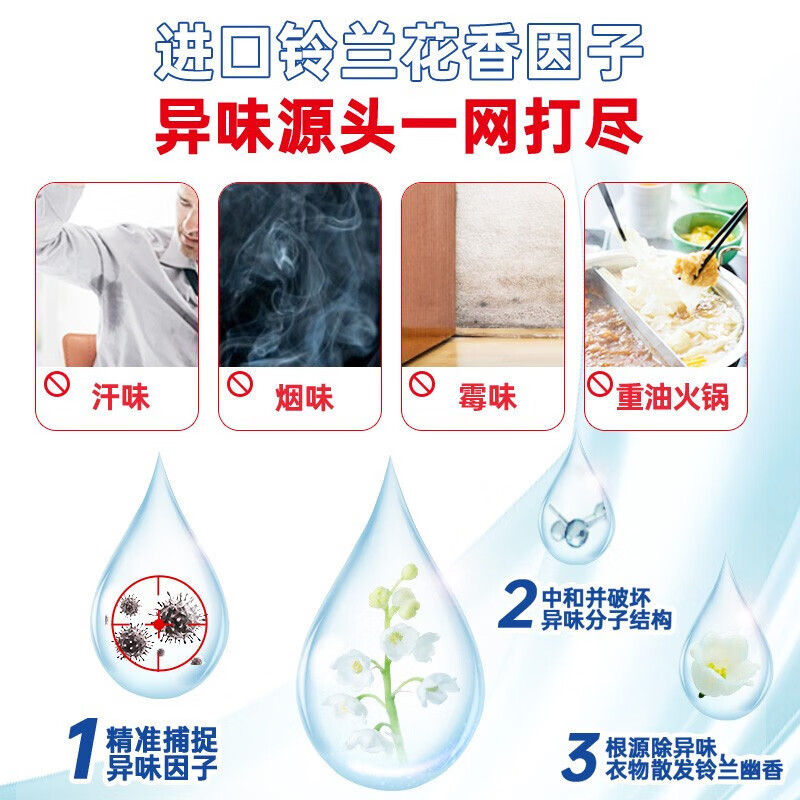 立白除菌去渍洗衣液两件套袋装2050g