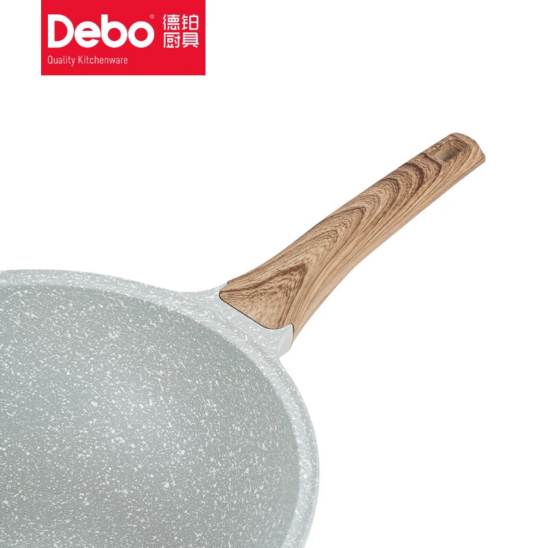 Debodebo德铂富勒姆炒锅家用少油烟炒菜锅30cm