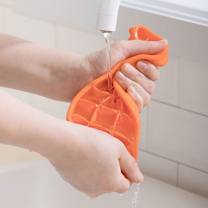 茶花（CHAHUA） 茶花塑料冰块盒制冰盒模型家用小做冰格的制作辅食冰箱冻冰块 亚格易取冰块盒