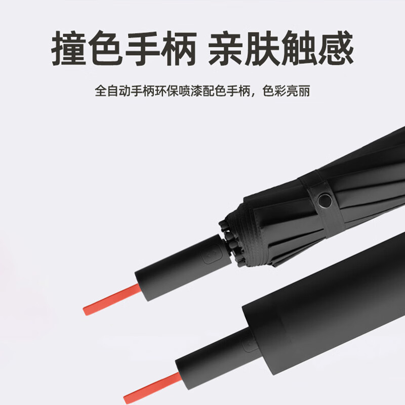 艾逸瑶选 朋克系列72骨抗风全自动晴雨伞 YS-1847